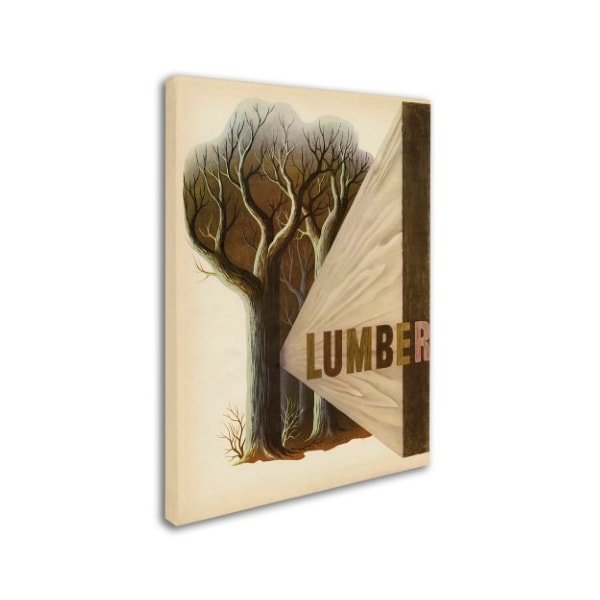 Vintage Apple Collection 'Lumber' Canvas Art,35x47